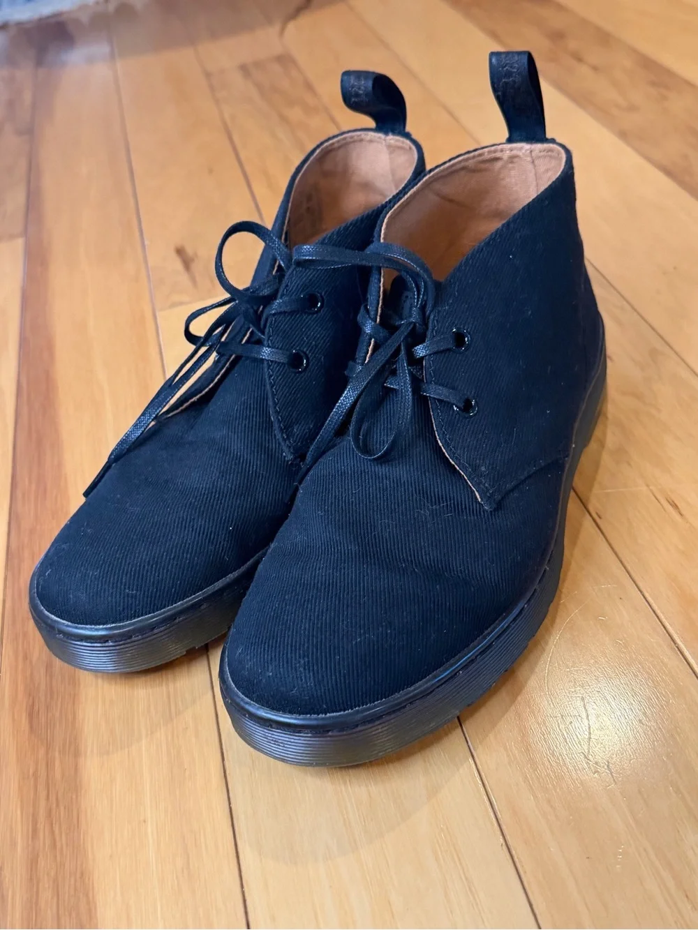 Dr. Martens Mayport AirWair Men's Black Canvas Casual Utility Lace-Up Boots